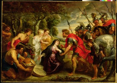 Das Treffen von David und Abigail, 1625-28 von Peter Paul Rubens